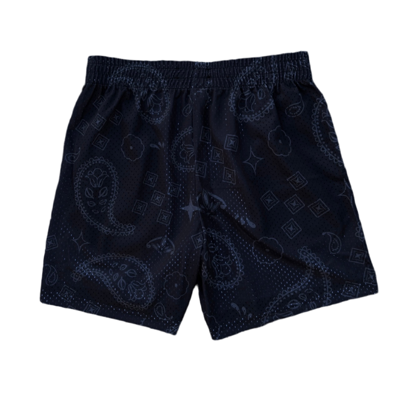 AOP Paisley Mesh Short - Black/Black