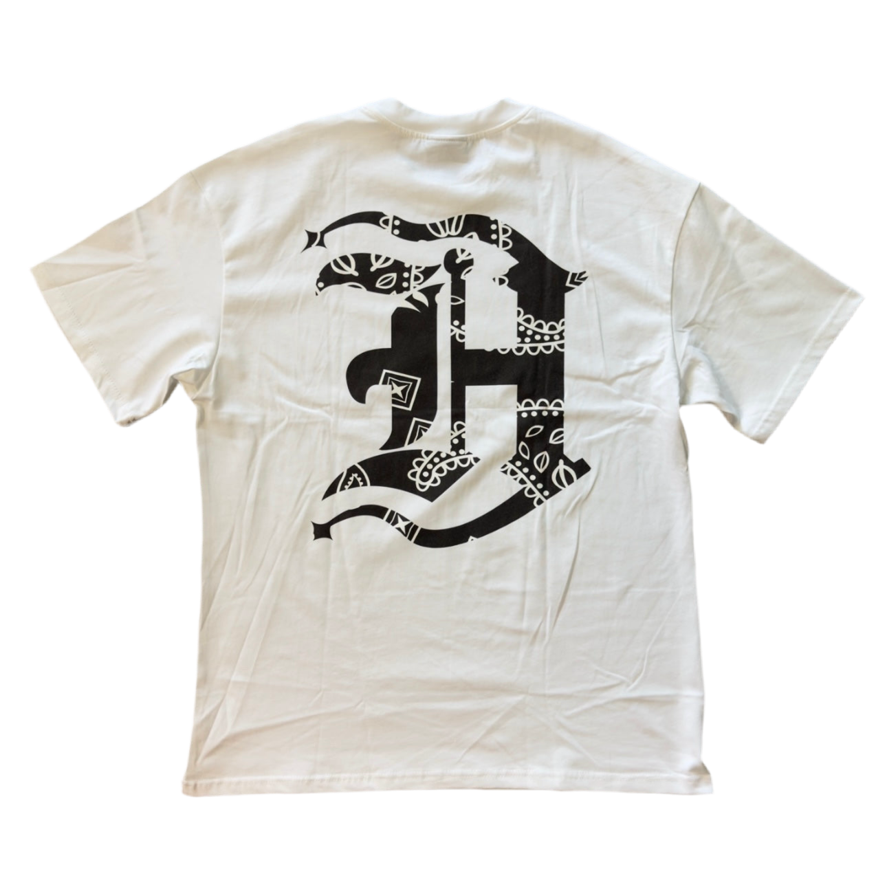 Shooting H Paisley Tee - White