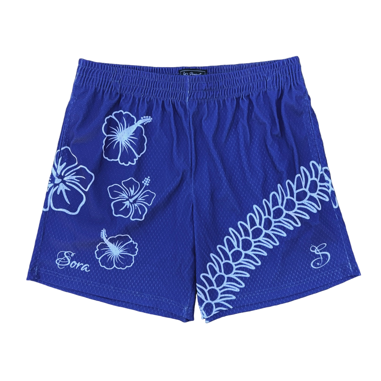 Hawaii Mesh Short - Navy/White