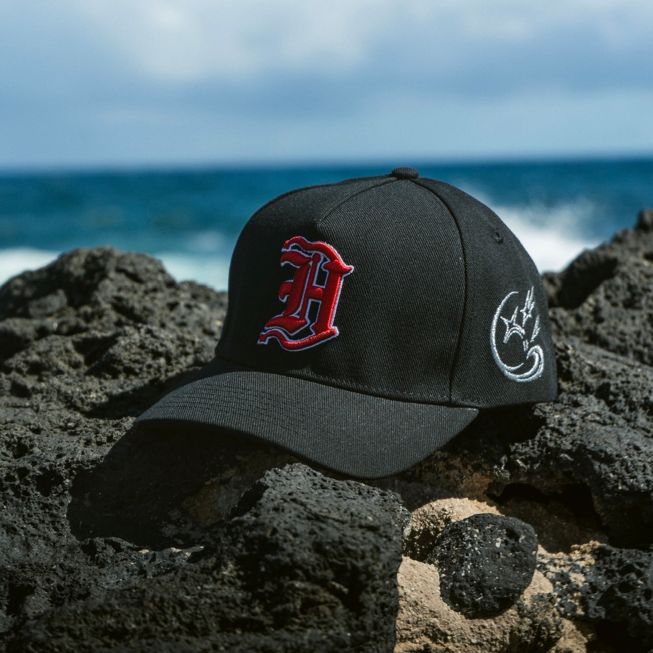 Shooting H "Blk/Red/Whi" Snapback